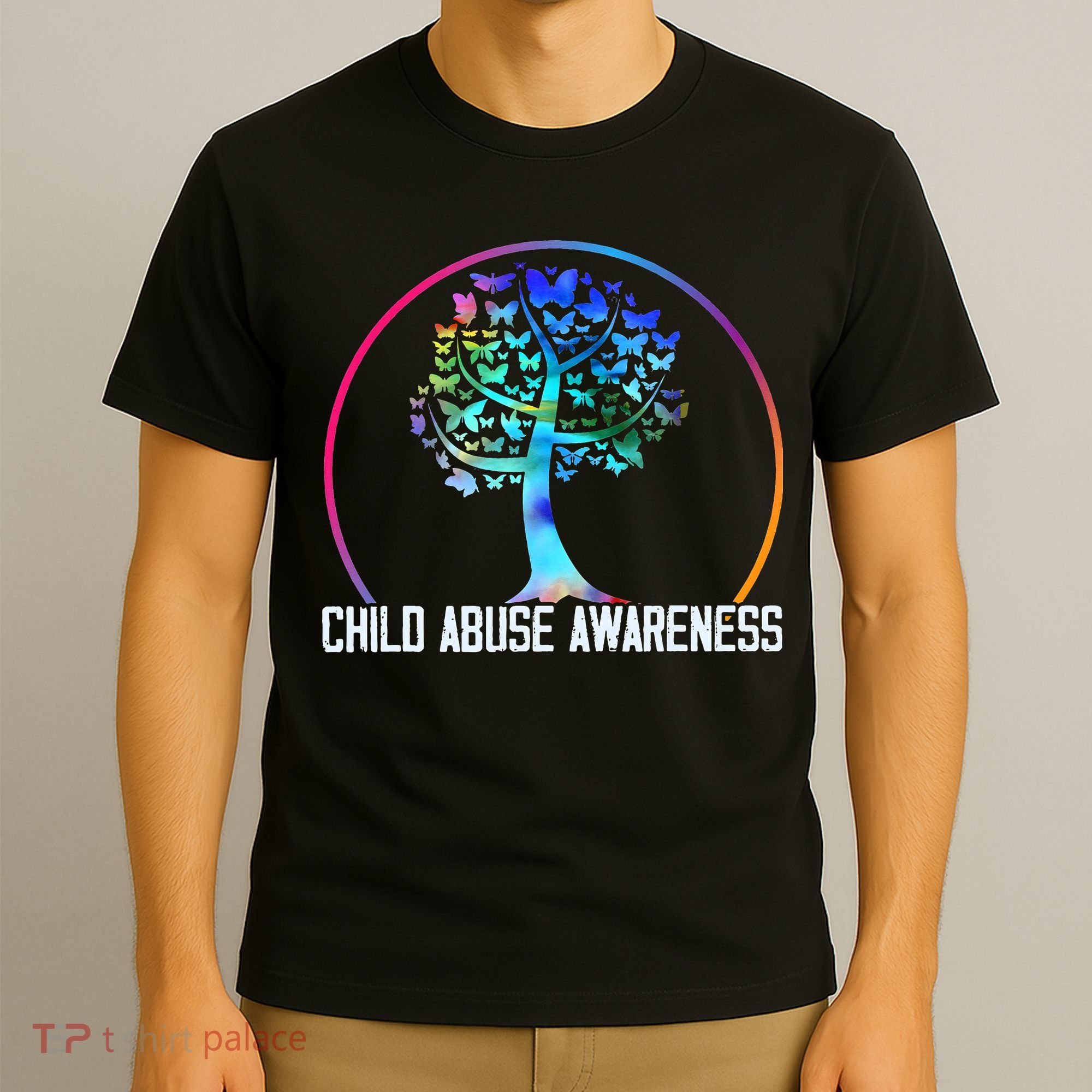 Protect All Child Abuse Prevention Awareness Month T-Shirt