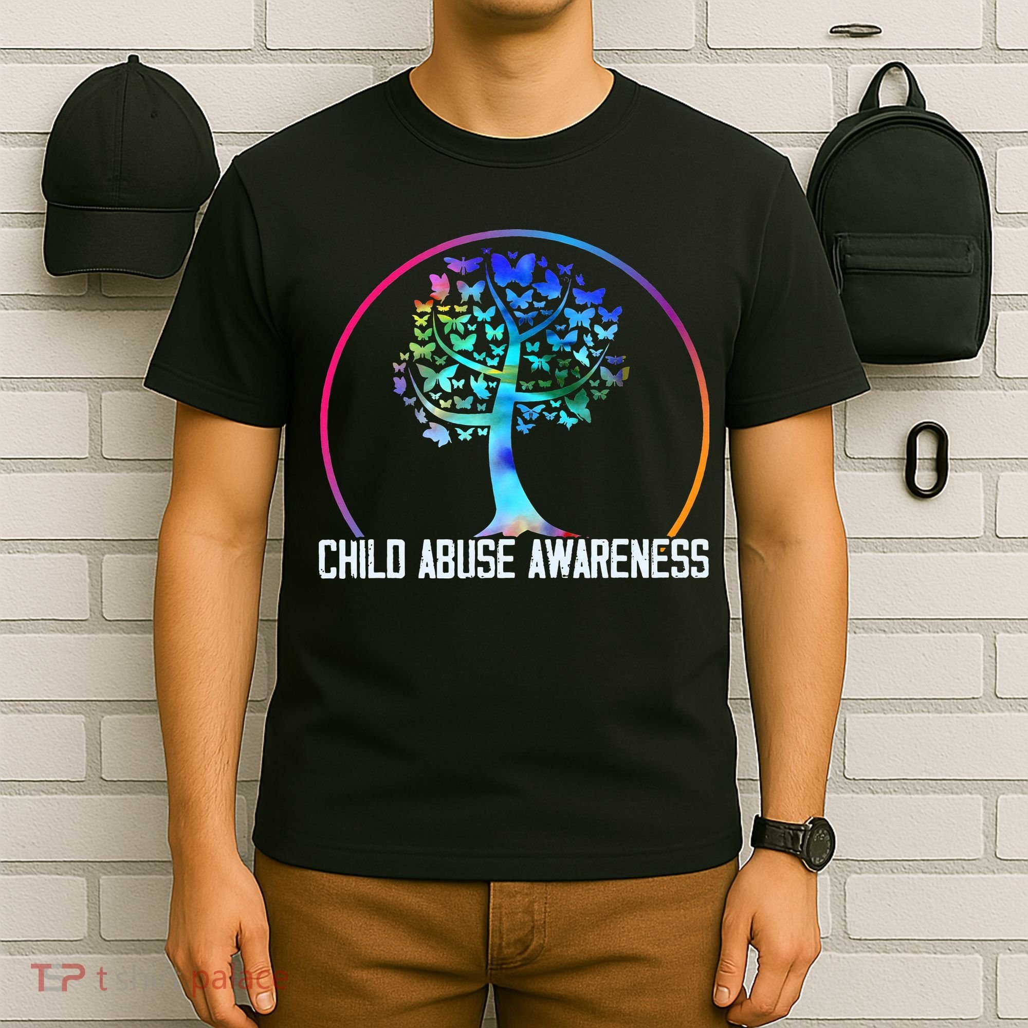 Protect All Child Abuse Prevention Awareness Month T-Shirt