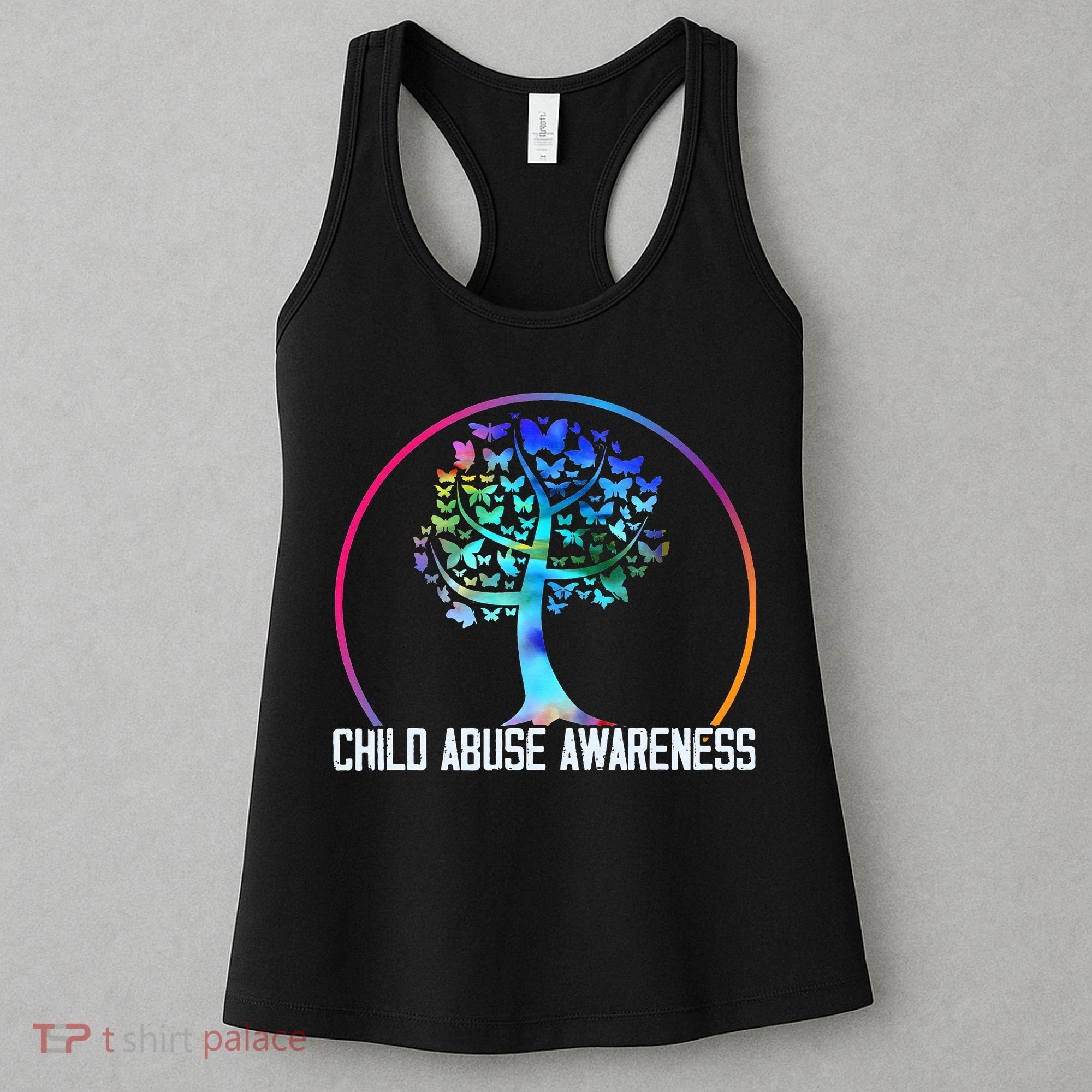 Protect All Child Abuse Prevention Awareness Month Women's Tank Top