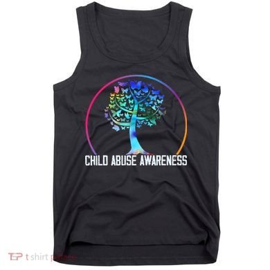 Protect All Child Abuse Prevention Awareness Month Tank Top