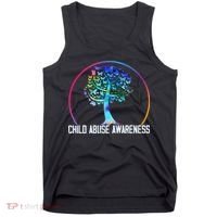 Protect All Child Abuse Prevention Awareness Month Tank Top thumb 0