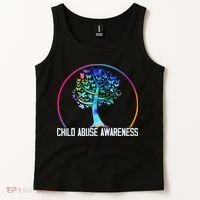 Protect All Child Abuse Prevention Awareness Month Tank Top thumb 2