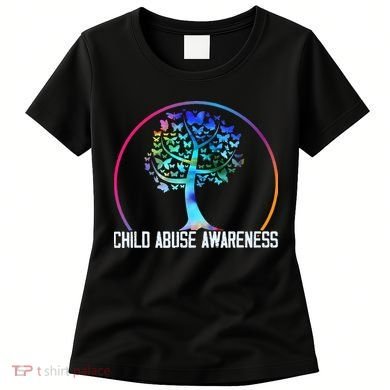 Protect All Child Abuse Prevention Awareness Month Women's T-Shirt
