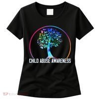 Protect All Child Abuse Prevention Awareness Month Women's T-Shirt thumb 0