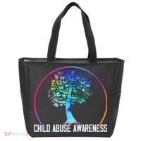 Protect All Child Abuse Prevention Awareness Month Tote Bag thumb 0