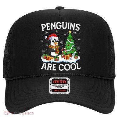 Penguins Are Cool Xmas Tree Lights Santa Penguin Christmas Gift Hat