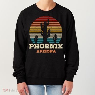 Phoenix Arizona Cactus Vintage Retro Desert Souvenir Gift Women's Sweatshirt
