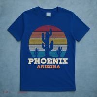 Phoenix Arizona Cactus Vintage Retro Desert Souvenir Gift T-Shirt thumb 5