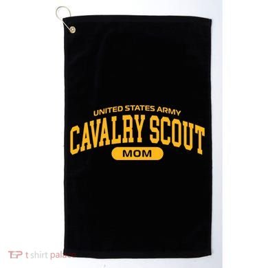 Proud Army Cavalry Scout Mom Gift Golf Towel