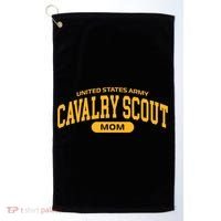 Proud Army Cavalry Scout Mom Gift Golf Towel thumb 0