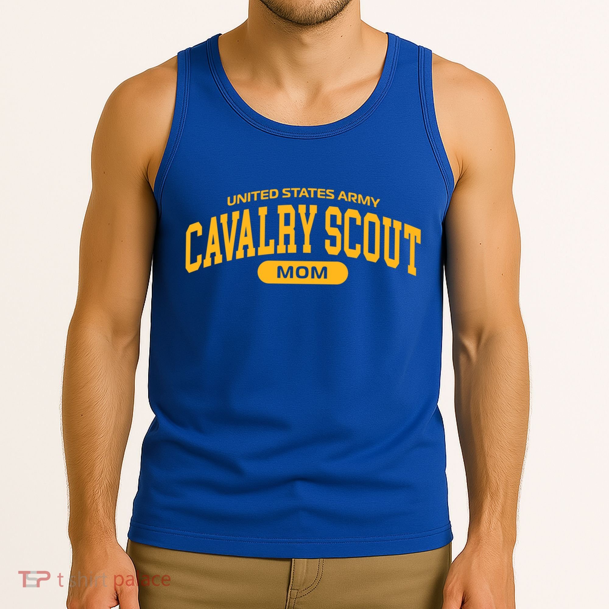 Proud Army Cavalry Scout Mom Gift Tank Top