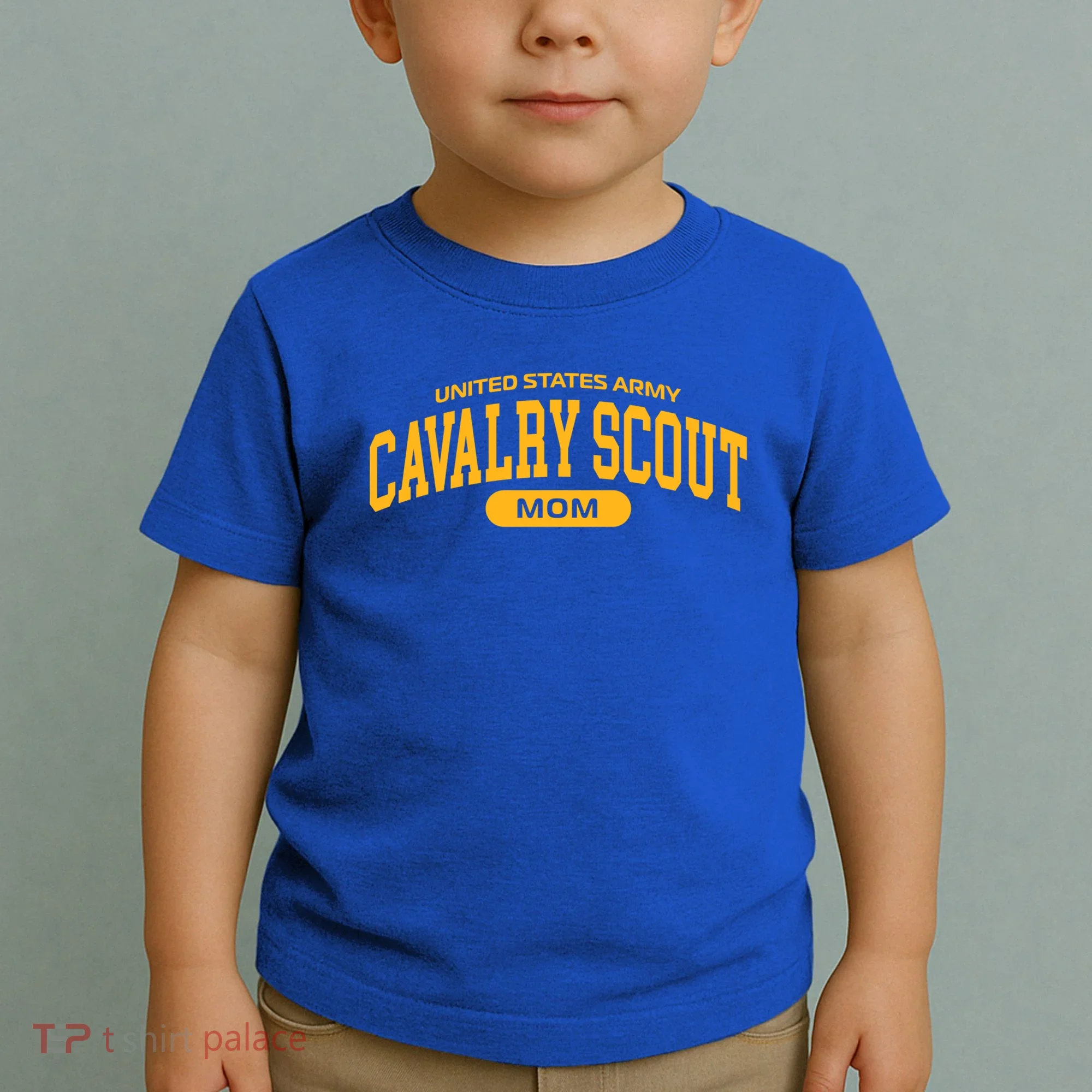 Proud Army Cavalry Scout Mom Gift Toddler T-Shirt