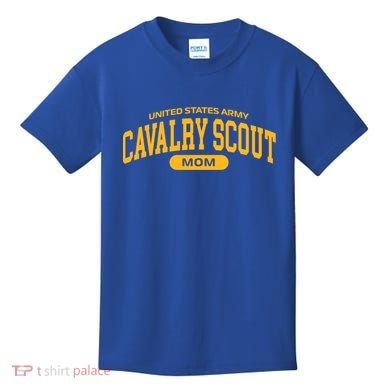 Proud Army Cavalry Scout Mom Gift Kids T-Shirt