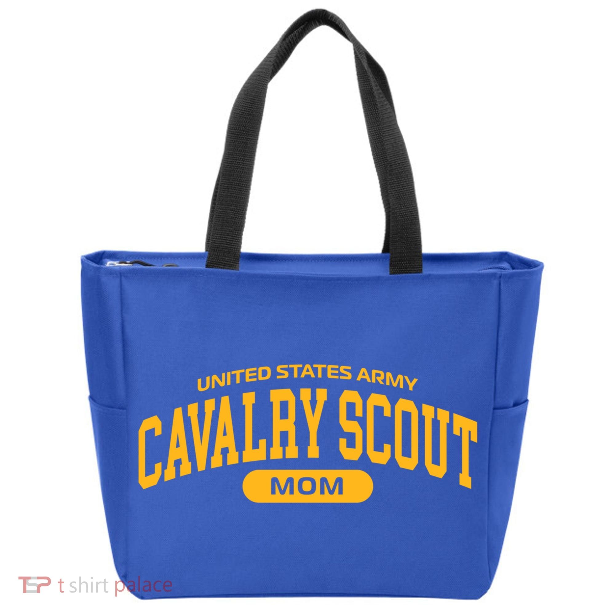 Proud Army Cavalry Scout Mom Gift Tote Bag