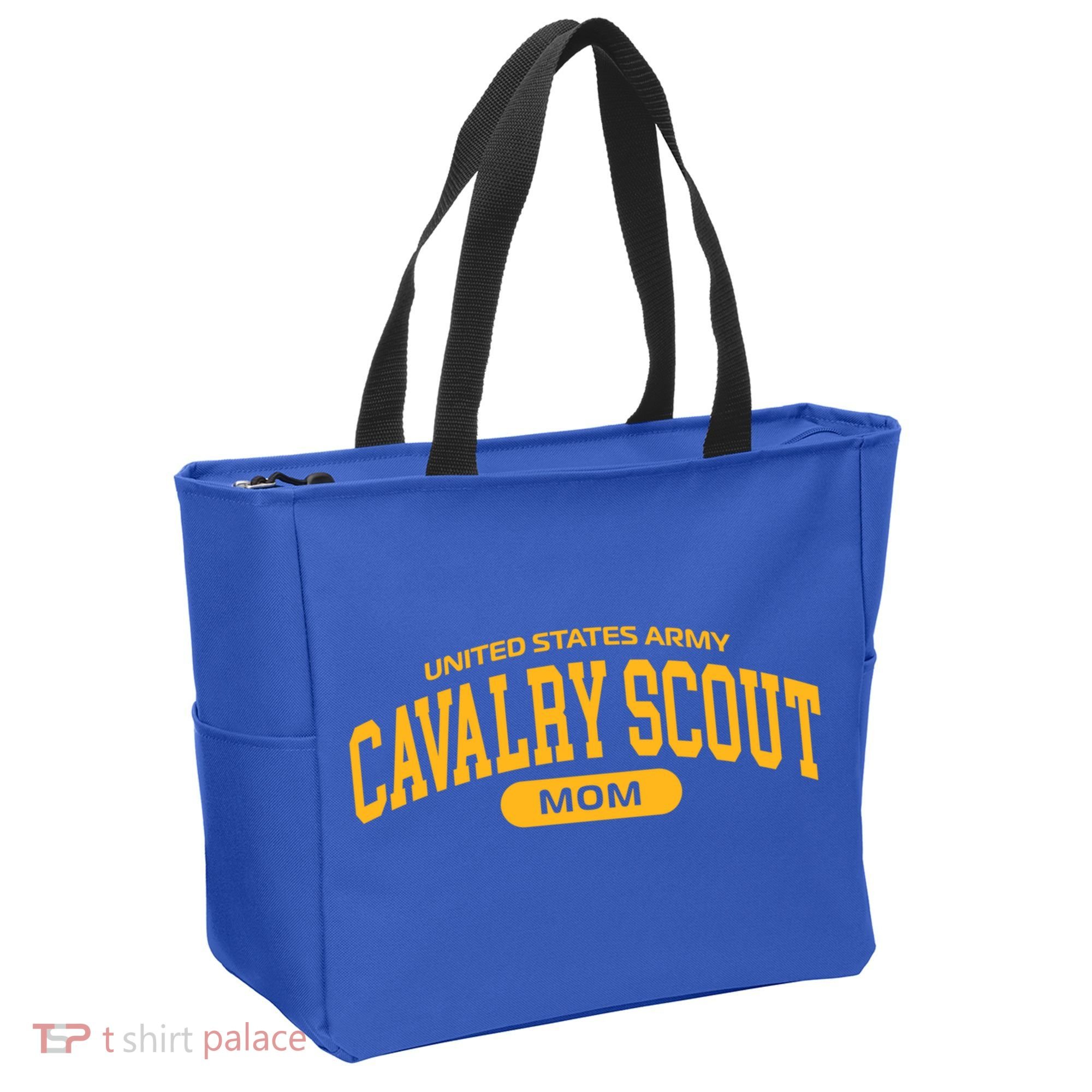 Proud Army Cavalry Scout Mom Gift Tote Bag