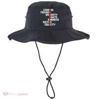 Protest America Courage Freedom Rights Resist Women Bucket Hat thumb 0