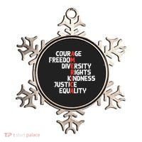 Protest America Courage Freedom Rights Resist Women Ornament thumb 0