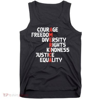 Protest America Courage Freedom Rights Resist Women Tank Top
