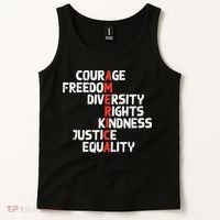 Protest America Courage Freedom Rights Resist Women Tank Top thumb 2