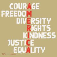 Protest America Courage Freedom Rights Resist Women Hoodie thumb 7