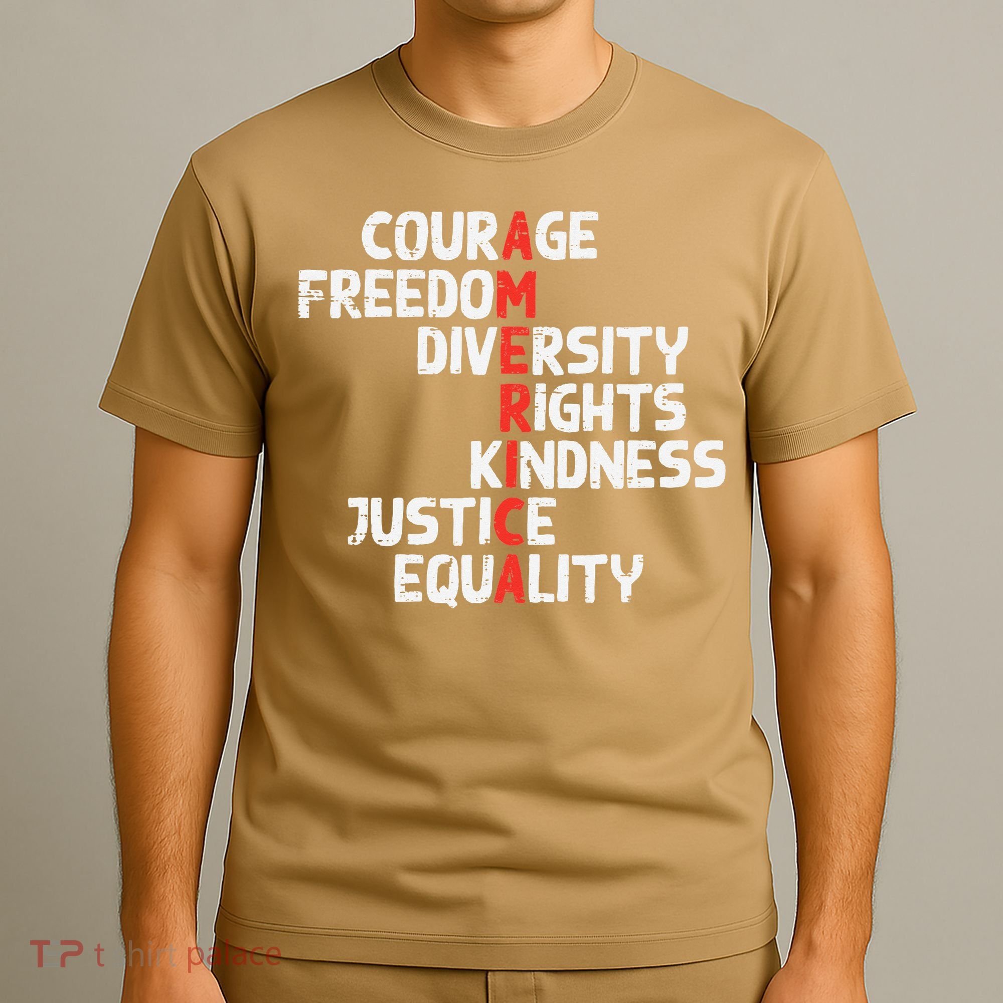 Protest America Courage Freedom Rights Resist Women T-Shirt