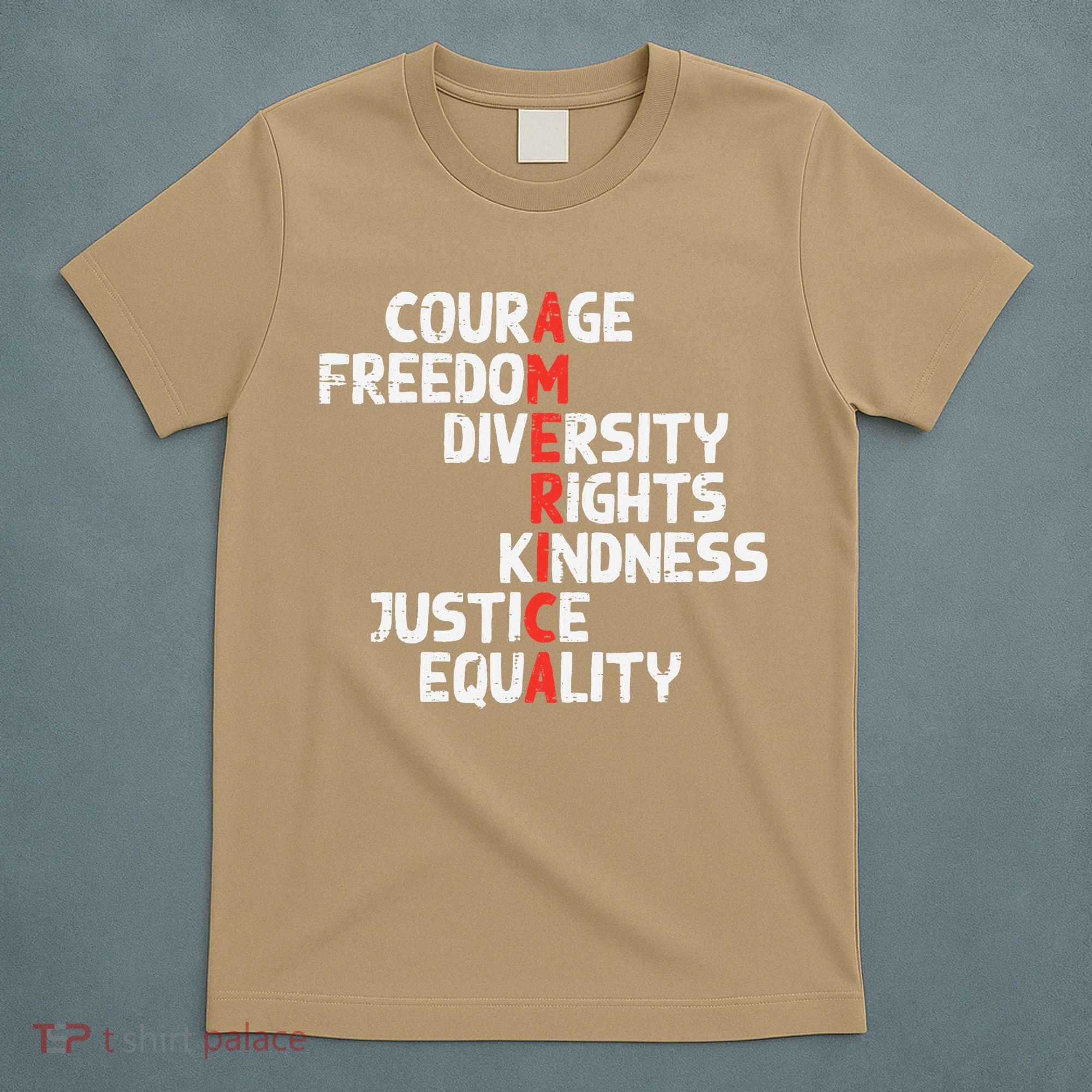 Protest America Courage Freedom Rights Resist Women T-Shirt