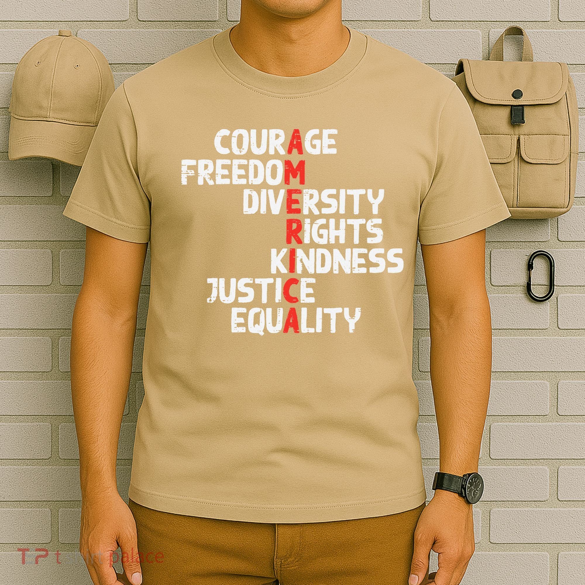 Protest America Courage Freedom Rights Resist Women T-Shirt