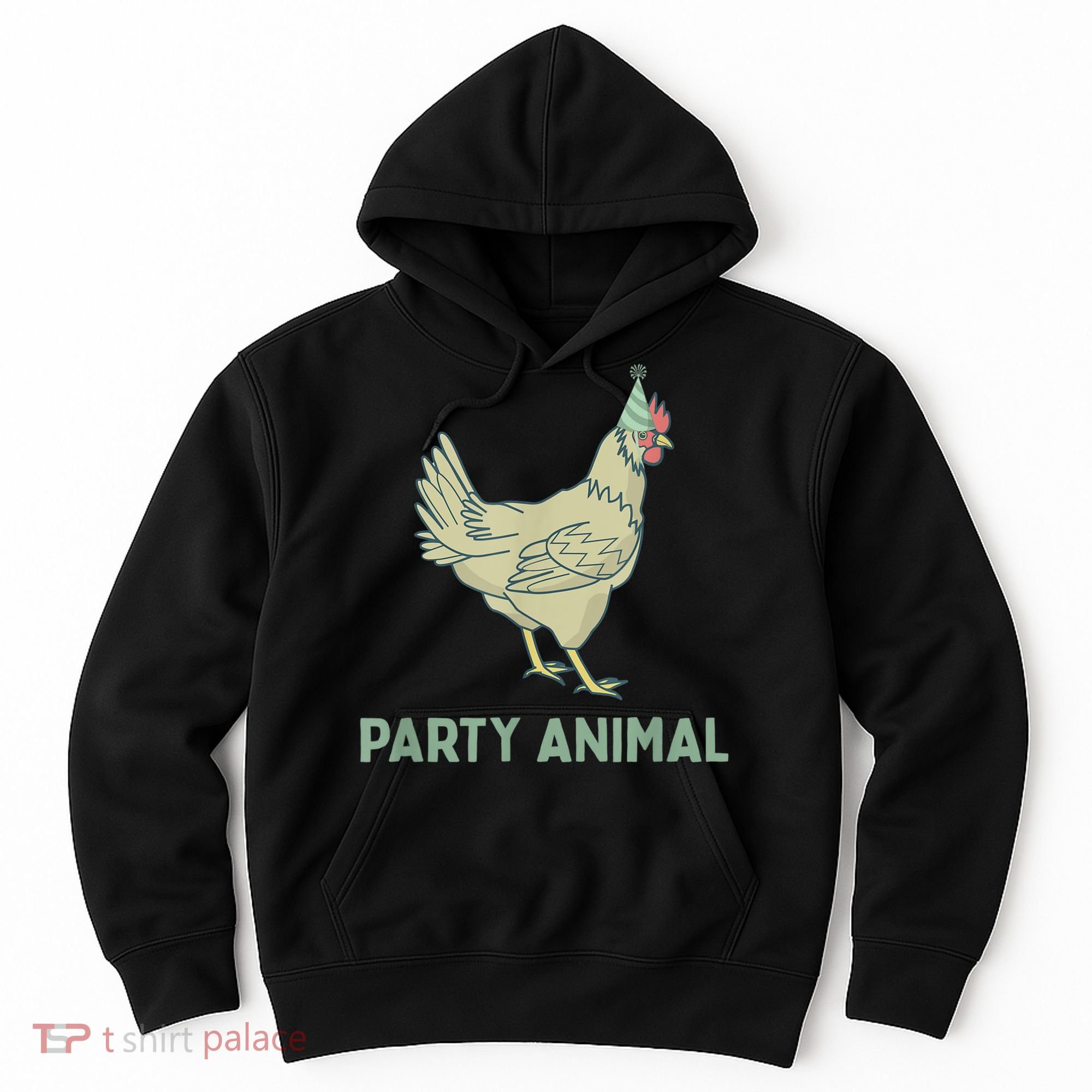 Party Animal Chicken Birthday, Chicken Birthday Hoodie