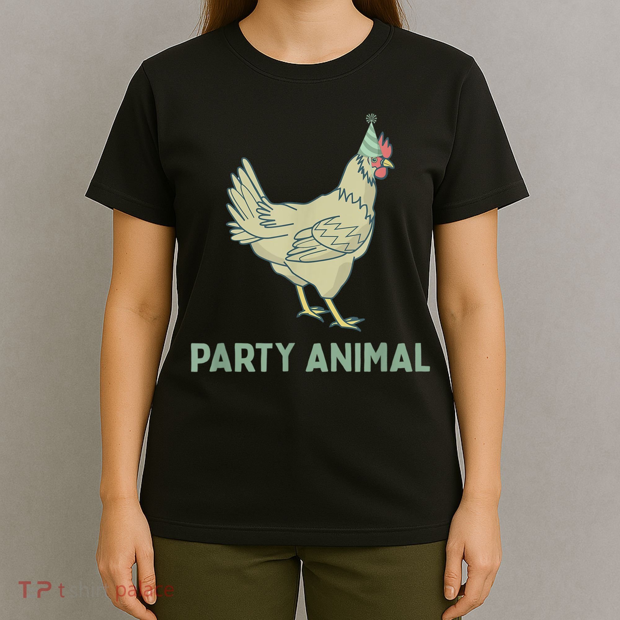 Party Animal Chicken Birthday, Chicken Birthday T-Shirt