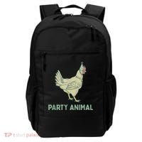 Party Animal Chicken Birthday, Chicken Birthday Backpack thumb 0