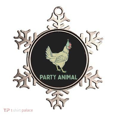 Party Animal Chicken Birthday, Chicken Birthday Ornament