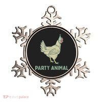 Party Animal Chicken Birthday, Chicken Birthday Ornament thumb 0