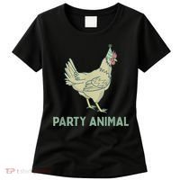 Party Animal Chicken Birthday, Chicken Birthday Women's T-Shirt thumb 0
