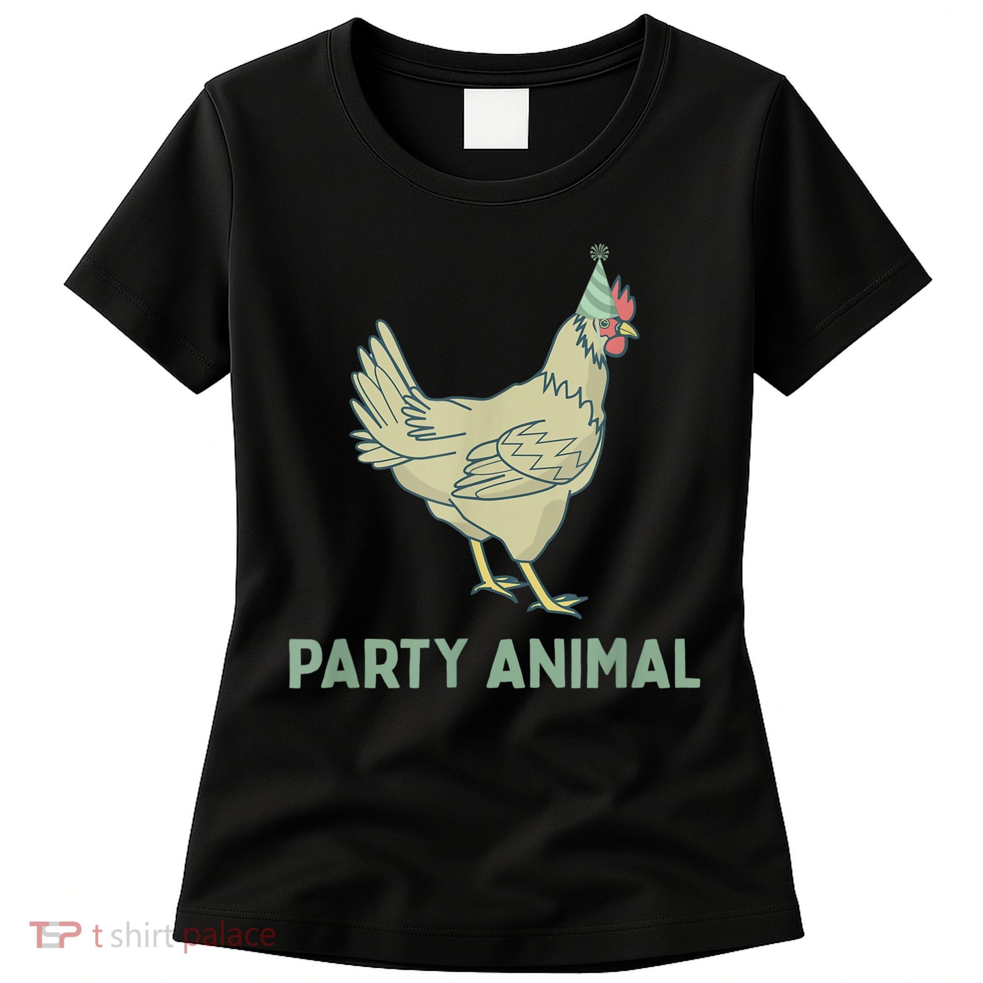 Party Animal Chicken Birthday, Chicken Birthday Women's T-Shirt