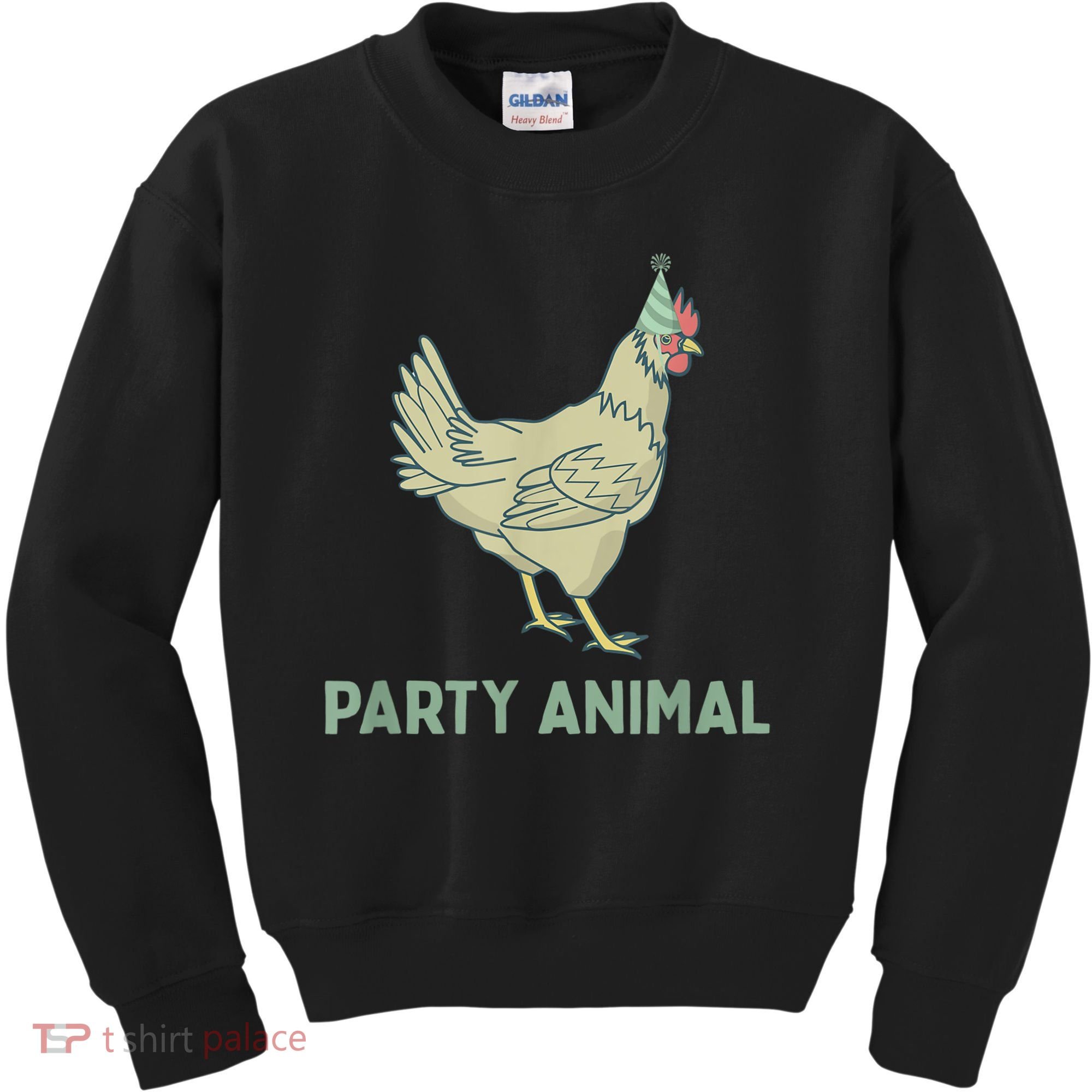 Party Animal Chicken Birthday, Chicken Birthday Kids Sweatshirt