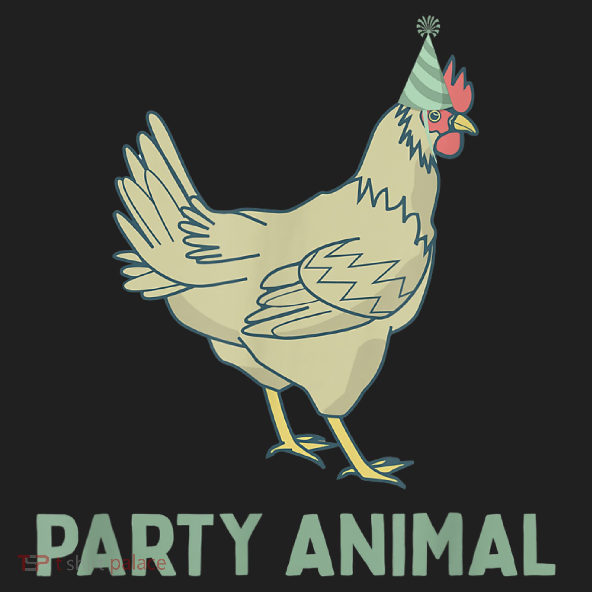 Party Animal Chicken Birthday, Chicken Birthday Kids Plaid Pajama Set