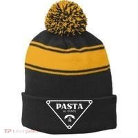 Pasta Al Dente Stripe Pom Pom Beanie thumb 0