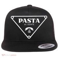 Pasta Al Dente Flat Bill Trucker Hat thumb 0