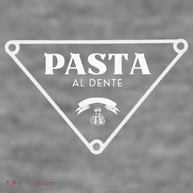 Pasta Al Dente Women's Racerback Cropped Tank