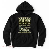 Proud Army Daughter Gift Hoodie thumb 0