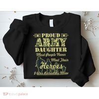Proud Army Daughter Gift Sweatshirt thumb 2