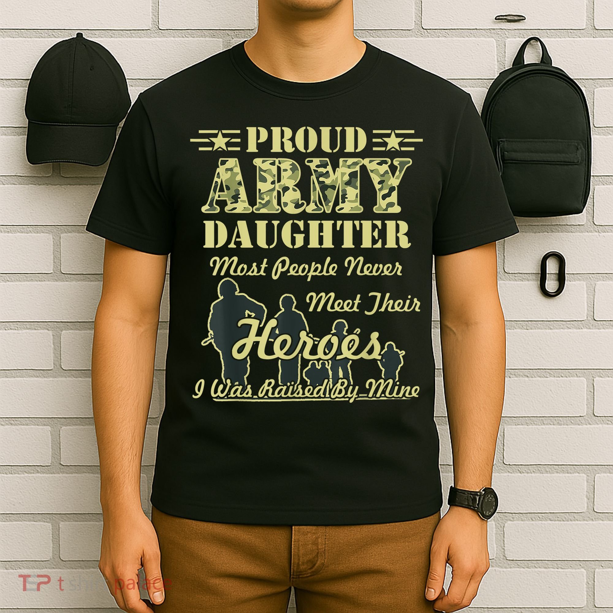 Proud Army Daughter Gift T-Shirt