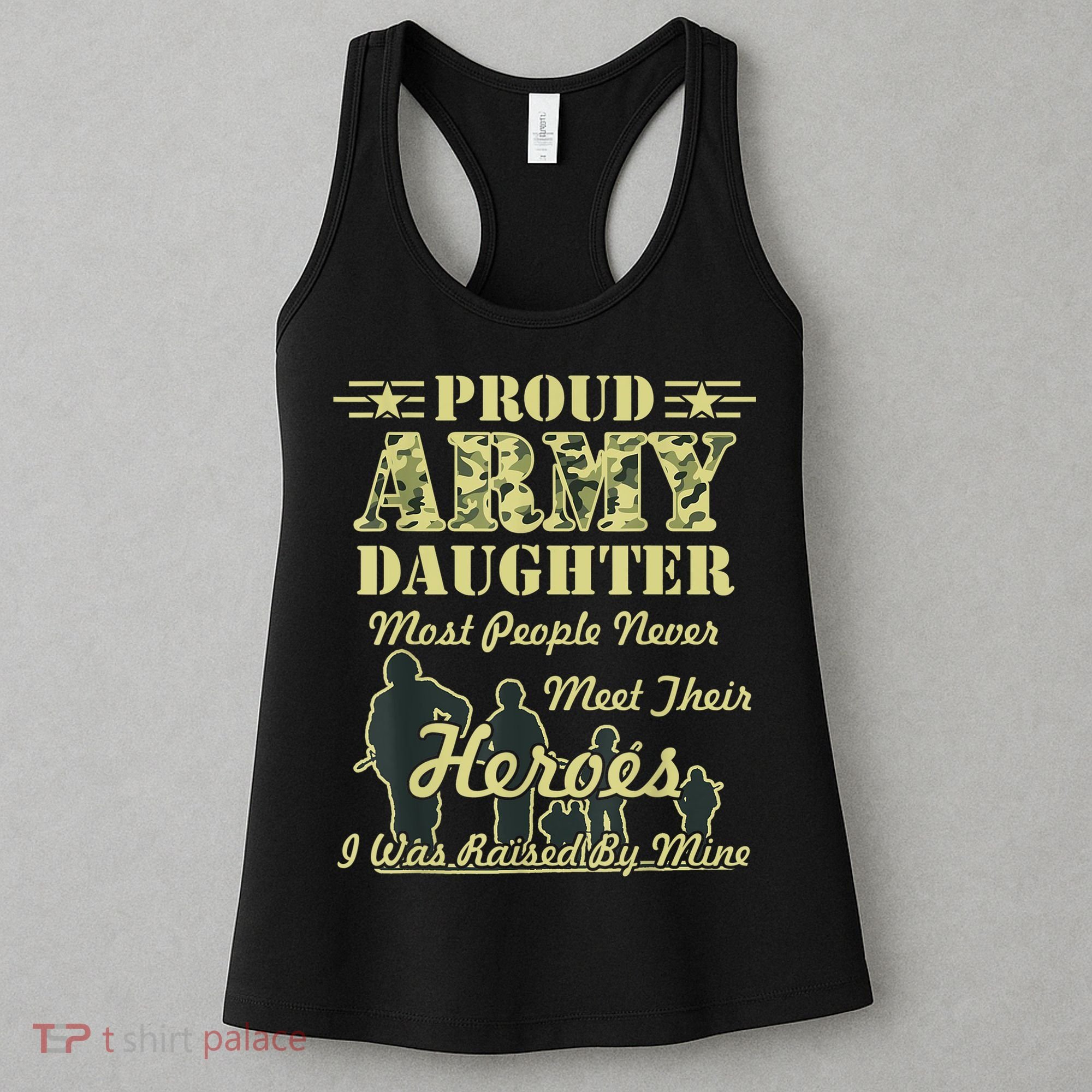 Proud Army Daughter Gift Women's Tank Top