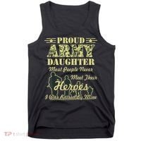 Proud Army Daughter Gift Tank Top thumb 0
