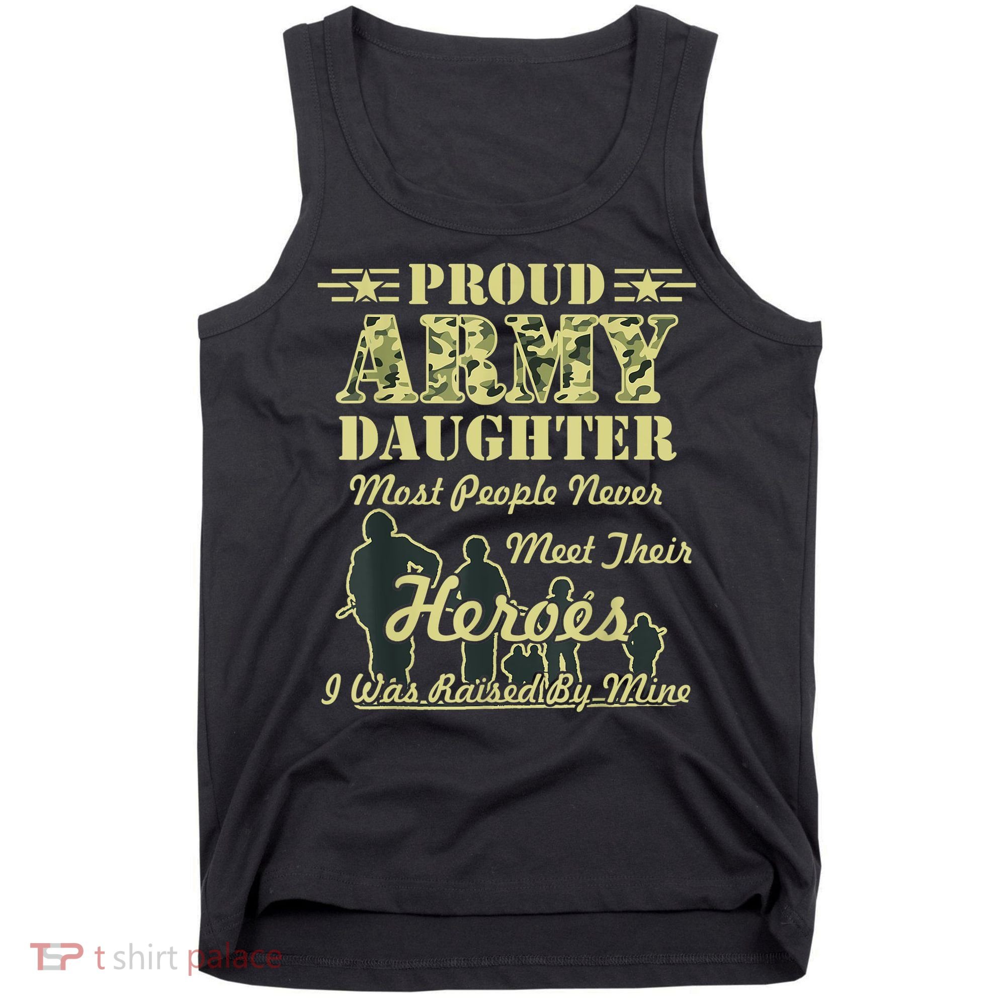 Proud Army Daughter Gift Tank Top