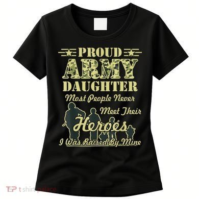 Proud Army Daughter Gift Women's T-Shirt