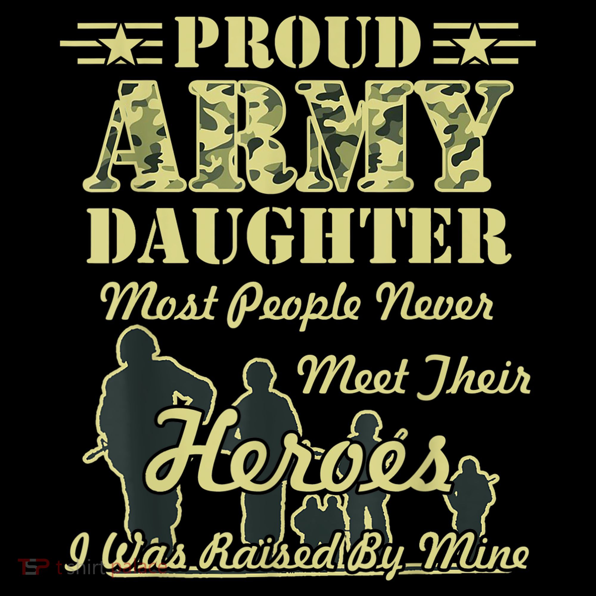 Proud Army Daughter Gift Kids Sweatshirt