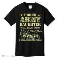Proud Army Daughter Gift Kids T-Shirt thumb 0