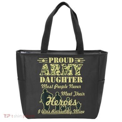 Proud Army Daughter Gift Tote Bag