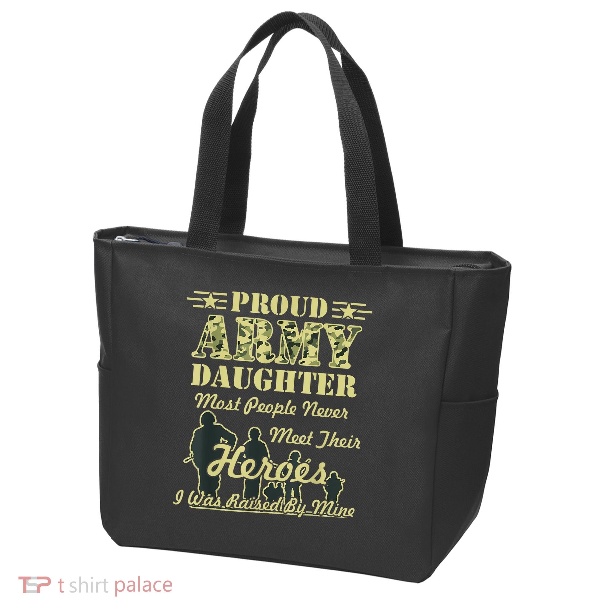 Proud Army Daughter Gift Tote Bag
